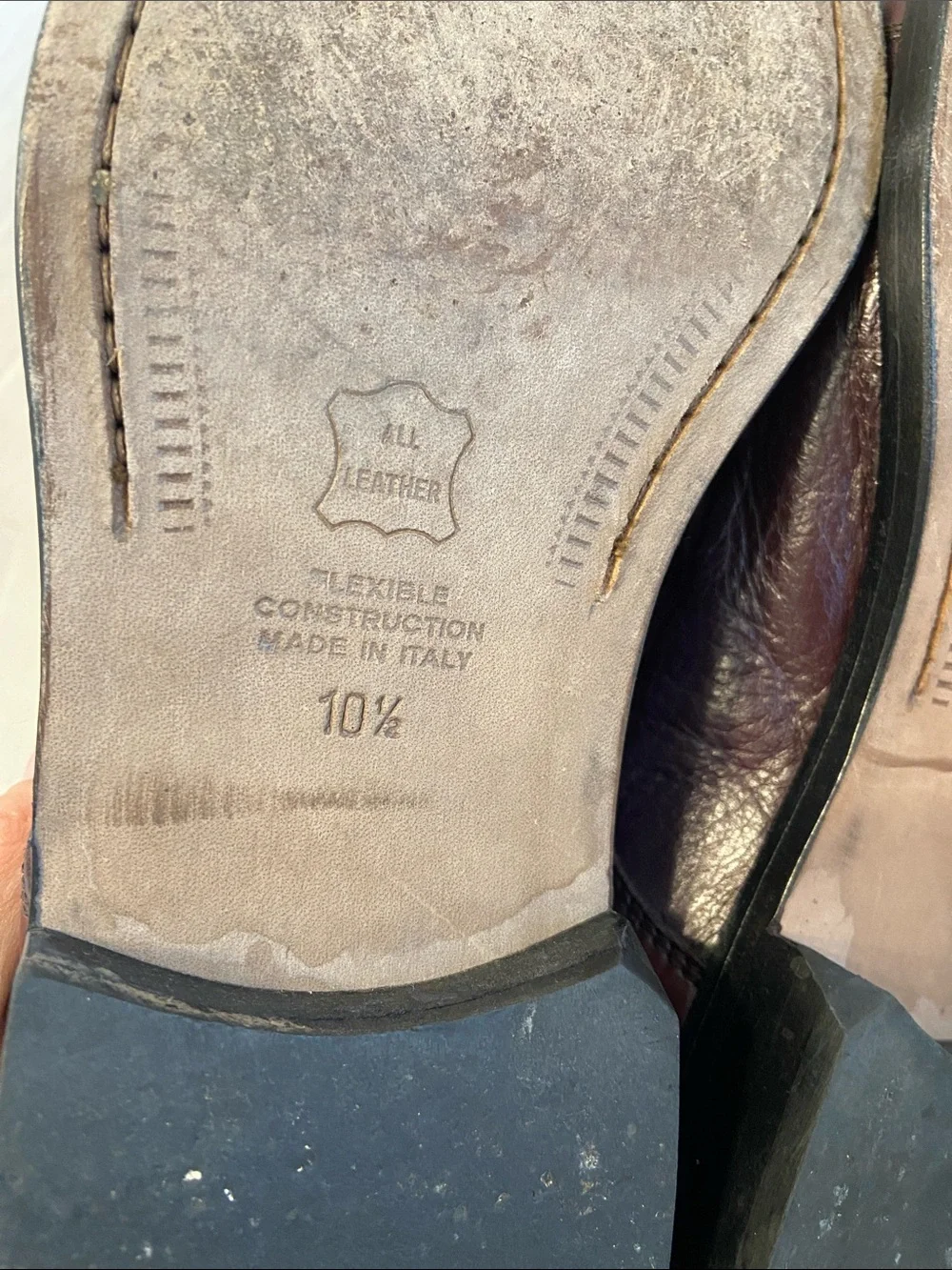 Pronto Uomo Firenze Cap-Toe Derby Oxford in brown leather/Italy Size 101/2